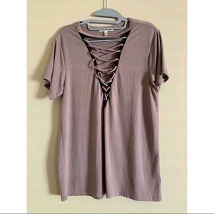 Express Criss-Cross Tee